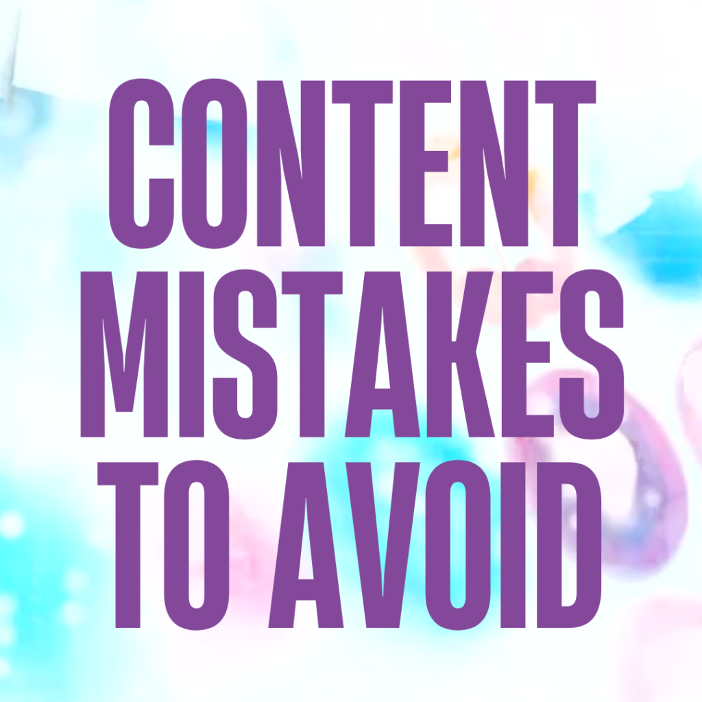 Orla Breeze - Content Mistakes to Avoid